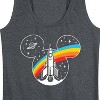 Women's - Disney - Mickey Head Retro Space Graphic Racerback Tank - 2 of 4