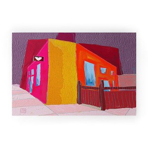 Sewzinski Secret Admirer Looped Vinyl Welcome Mat - Society6 - 1 of 2