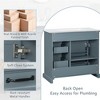 TIRAMISUBEST 36" Bathroom Vanity with Ceramic Sink, Freestanding Bathroom Vanity Cabinet with 2 Tip-out Drawers, 2 Drawers and 1 Soft Close Door - 4 of 4