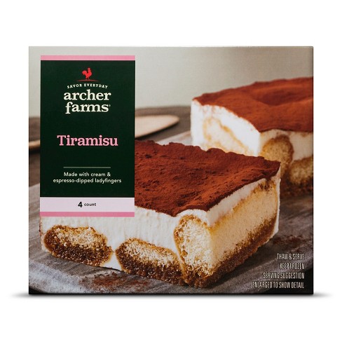 Tiramisu Frozen 4pk 12oz Archer Farms Target