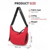 Unique Bargains Nylon Lightweight Fashion Durable Arch Moon Crossbody Bag - 3 of 4