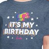 Girls' - Barbie - It's My Birthday Short Sleeve Graphic T-Shirt - 2 of 4
