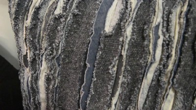 Camel Embroidered Cotton Lumbar Throw Pillow Set