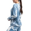 Hello Mello Women’s Tie Dye Lounge Top - 2 of 4