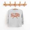 Varsity Fall Vibes Coquette - Youth Long Sleeve Graphic T-Shirt and Toddler Long Sleeve Graphic Tee - 2 of 3