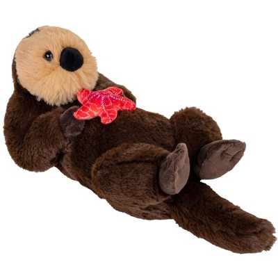 Wild Republic Earthkins Mini Sea otter Stuffed Animal, 8 Inches
