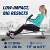 Stamina Pro InMotion Rower, Full Body Cardio Exercise Home Gym Fitness Machine with 6 Resistance Levels, InTouch Monitor, and App Access - 3 of 4