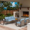 UPTIOT 5-Piece Outdoor Patio Conversation Set - 2 of 4