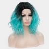 Unique Bargains Women's Fluffy Curly Wavy Wig 14" with Wig Cap - 4 of 4