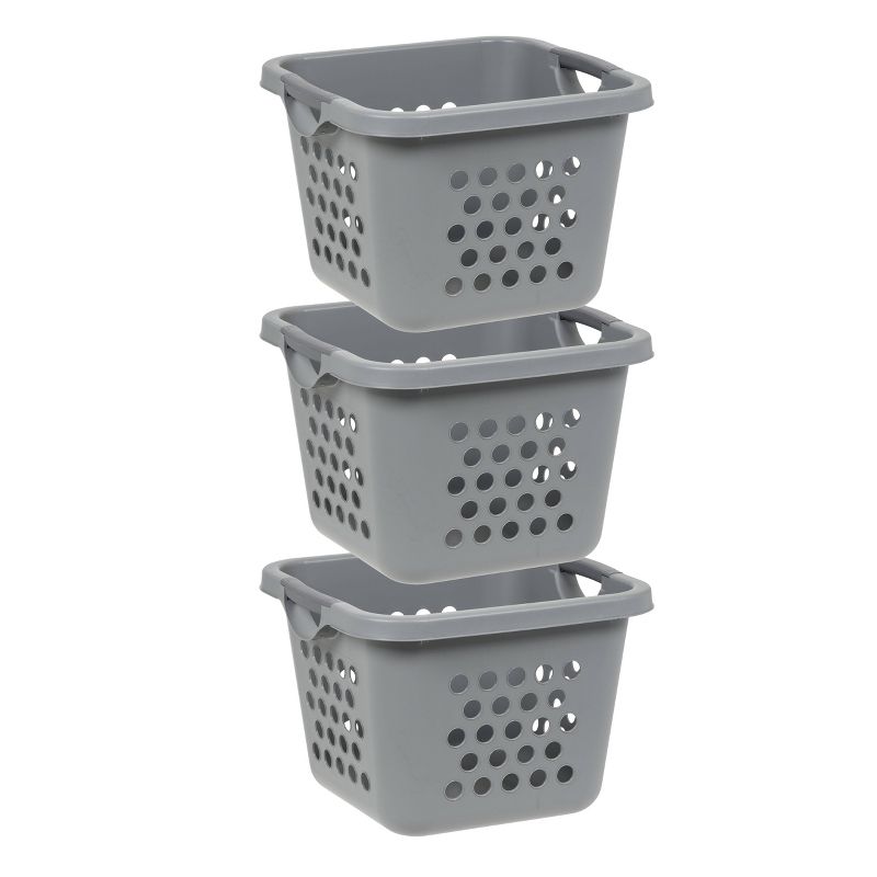 IRIS 3pk Bushel Compact Laundry Baskets, 4 of 11