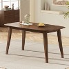 Okak 59" Dining Table Farmhouse Wood Dining Room Table Kitchen Table for Dining Room - 2 of 4