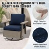 EAGLE PEAK Classic 2-Piece Patio Chair Set, 360° Swivel Rocking Chairs with Thick Cushions, All-Weather Wicker Outdoor Lounge Gliders - 4 of 4
