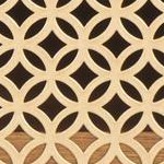 walnut/gold