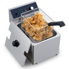 Electric Deep Fryer with Basket, 8L 8.4QT Commercial Deep Fryer, 1600w Small Countertop Fryers, Adjustable Temperature Single Tank Fryer with Lid - 2 of 4