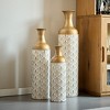 GDFStudio Hani Glam 3 Piece Metal Decorative Vases - 4 of 4