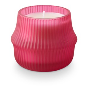 3.9oz Ribbed Basket Glass Scented Citronella Candle Pink - Bullseye's Playground™ - 1 of 3