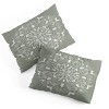 Queen Pimlada Phuapradit Winter Forest 1 Polyester Comforter + Pillow Shams Gray - Deny Designs - image 4 of 4