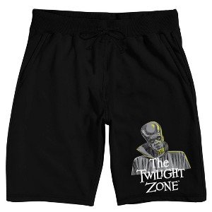 Twilight Zone Kanamit Men's Black Lounge Shorts - 1 of 4