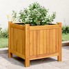 vidaXL Garden Planter Natural wood Solid Acacia wood Medium Durable - 2 of 4