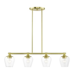 Livex Lighting Willow 4 - Light Chandelier in  Satin Brass - 1 of 4