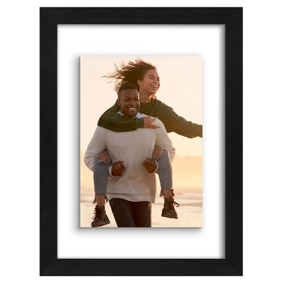 Americanflat Two-Sided Floating Picture Frame to Display Photos, Wall Art, and Pressed Flowers