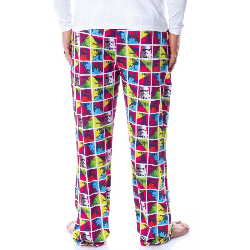 Star Wars Mens' Stormtrooper Color Frames Pop Art Sleep Pajama Pants Multicolored, 4 of 5
