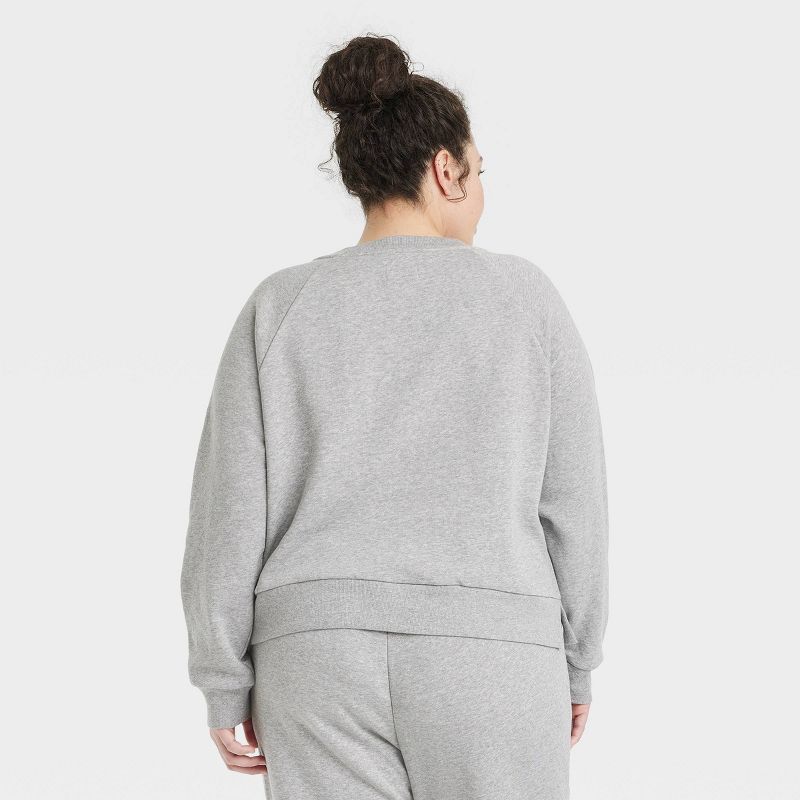 Women's Fleece Lounge Sweatshirt - Colsie™, 3 of 10