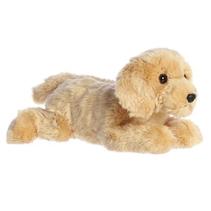 Aurora Medium Goldie Flopsie Adorable Stuffed Animal Brown 12" - 1 of 4
