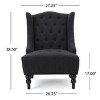 Christopher Knight Home Toddman Contemporary Upholstered Wingback Club Chair - 4 of 4