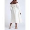 ELOQUII Women's Plus Size Off The Shoulder Ruffle Maxi Dress - 3 of 4