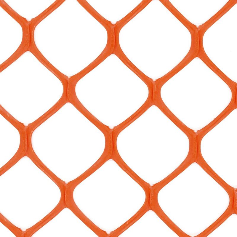 Tenax HDPE Plastic Lightweight Tear Resistant Mesh Sentry Secura Fence with Easy Installation for Building Sites and Roadworks, 4 x 100 Feet, Orange, 2 of 4