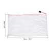 Unique Bargains PVC Waterproof Mesh Zipper Home Office Travel File Bag 3 Pcs - 2 of 4