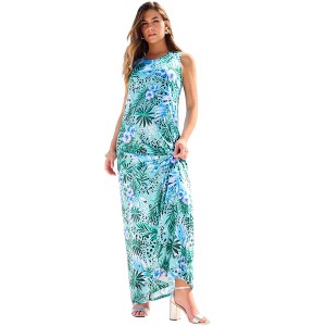 Roaman's Petite Ultrasmooth Fabric Sleeveless Maxi Dress - 1 of 4