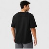 Anna-Kaci Active Men's Oversized Fit Short Sleeve T-Shirt with Drop Shoulders and Relaxed Silhouette for Everyday Style - 4 of 4