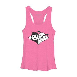 Women's Design By Humans Doggy Friend By graphicganga Racerback Tank Top - 1 of 3