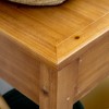 MOEPISY Potting Bench Table, Garden Work Bench, Outdoor Wooden Workstation with Tiers of Shelves and Drawer - 3 of 4