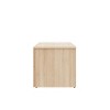 Nexera James 2 Drawers Nightstand Natural Blonde Oak: Modern Lacquered Wood Composite, 1 Year Warranty - 3 of 4