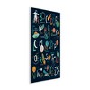 Stupell Industries Starry Space Alphabet Fantasy Constellations UFO ABC's, 13" x 19" - 3 of 4