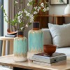 LuxenHome 2-Piece Ocean Ombre Stoneware Vase Set Multicolored - 4 of 4