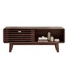 MAYEERTY 59-Inch Walnut Mid-Century Modern TV Stand - Console with Storage for Living Room & Apartments - 4 of 4