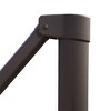 10 FT Patio Umbrella High-strength Aluminum Pole Dia 4" with 360°Rotation 5 Heights Adjustable Offset Double Top Square Cantilever Outdoor Umbrella - 4 of 4