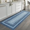 Living Room Rug, Washable Braided Rug, Non Slip Accent Carpet Braided Print, Indoor Rustic Area Rug Border Carpet for Bedroom Home Decor - 2 of 4