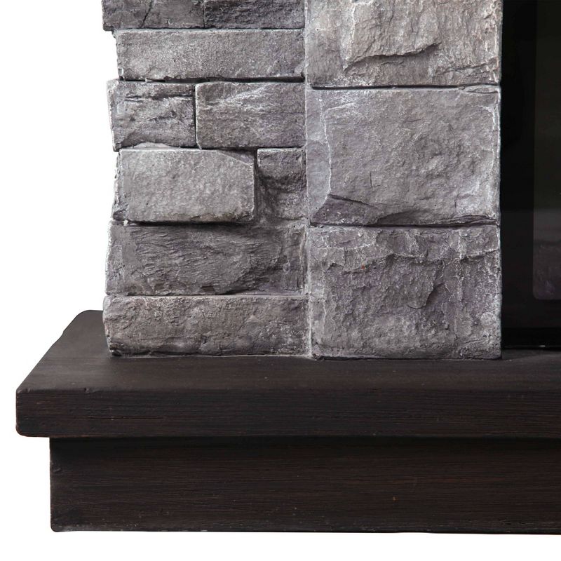 45&#34; Freestanding Electric Fireplace Gray - Home Essentials, 6 of 9