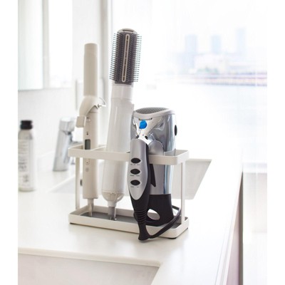White Minimalist Steel Hair Tool Organizer