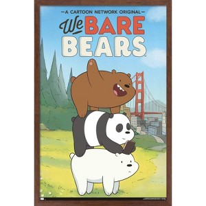 Trends International We Bare Bears - Key Art Framed Wall Poster Prints - 1 of 4