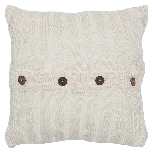 Sweater knit shop throw pillow