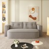 NicBex Functional Foldable Futon Sofa Bed with Plush Blanket & Pillows,Convertible Sleeper Deep Seat  Sofa Couch for Living Room - 2 of 4