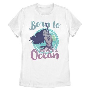 Women's Moana Born to Be in Ocean T-Shirt - 1 of 4