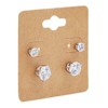 Juvale 200 Bulk Pack Kraft Paper Jewelry Display Cards for Necklaces, Studs, Spelling, Earring Display Cards with Pre-Cut Hole 2 x 2 In - 4 of 4