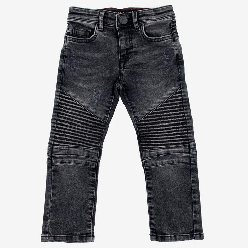 X RAY Skinny Jeans for Boys Slim Fit Denim Pants, Dark Blue - Ripped &  Stitched, Size 16